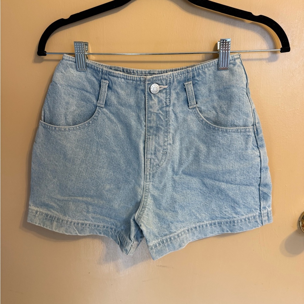 BDG High Waist Light Blue Women's Denim Shorts